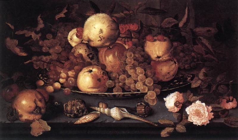 AST, Balthasar van der Still-life with Dish of Fruit  ffg oil painting image